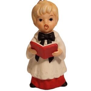 VINTAGE HOMCO CHRISTMAS #5552 CHOIR BOY ORNAMENT REPLACEMENT PIECE CERAMIC